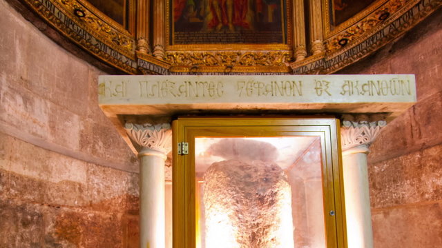 Tracking time lapse of Chapel of Derision. Cropped.