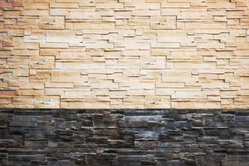 Pattern from decorative slate stone wall surface.