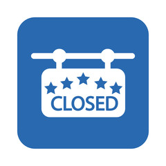 Closed label icon