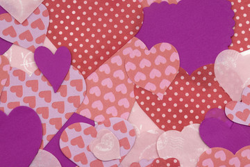 Valentine crochet decorations heart