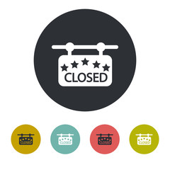 Closed label icon