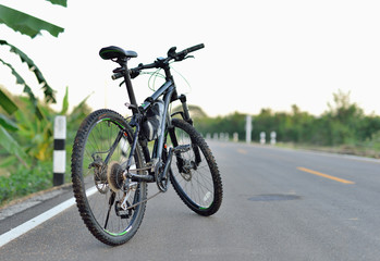Fototapeta na wymiar bike on the street