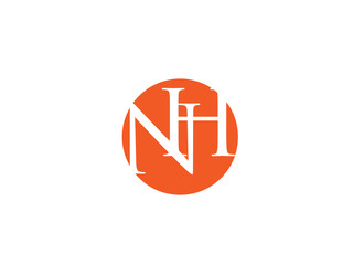 Double NH letter logo