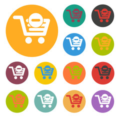 Shopping cart icon