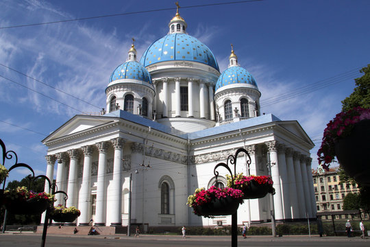 Dreifaltigkeitskathedrale / Troitski-Kathedrale in Sankt Petersburg, Russland