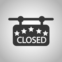 Closed label icon
