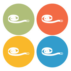 Naklejka premium BELT FOR YOGA icon