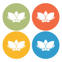 Obraz premium lotus icon