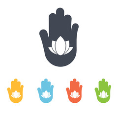 Fototapeta premium lotus icon