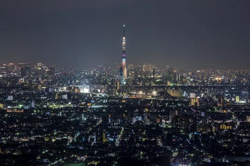 Foto op Plexiglas 東京　夜の街並み © Faula Photo Works