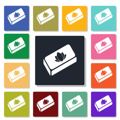 Cube for stretching icon