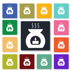 aromatherapy candle icon
