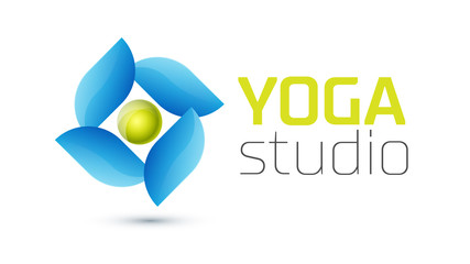 Fototapeta na wymiar Yoga studio logo