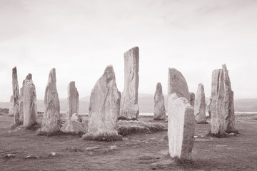 Callanish Standing Stones; Isle of Lewis; Western Isles; Outer Hebrides; Scotland