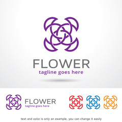 Flower Logo Template Design Vector 