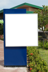 blank stand billboard for advertisement