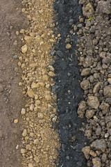 Layer of soil for background