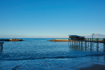 Fototapeta na wymiar View of the Sorrento coast. 