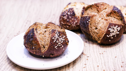 Homemade bread: 