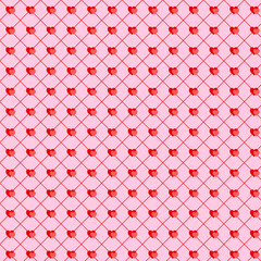 Valentine heart couple seamless background