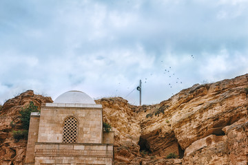 Diri Baba Mausoleum in Maraza Gobustan, Azerbaijan
