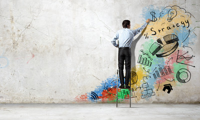 Obraz premium Business strategy and planning 