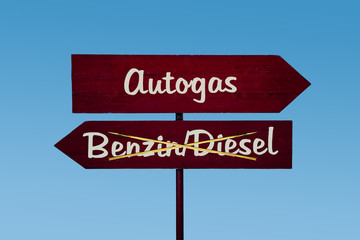 Schild 48 - Autogas