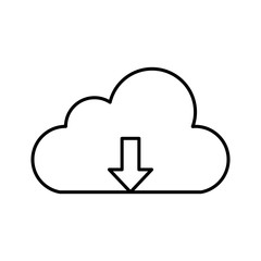 Cloud line icon