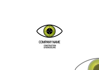 House construction and remodeling vector logotype, badge and business card vector template