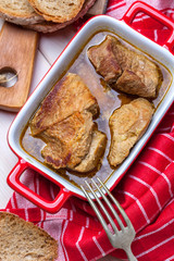 Tasty braised beef.