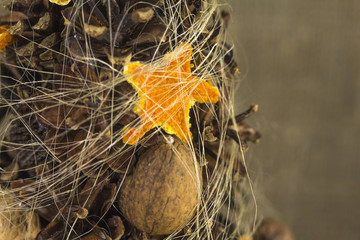 Christmas tree from the cones