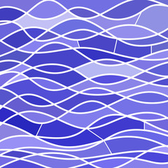 abstract vector stained-glass mosaic background