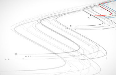 Scientific Future Technology. For Business Presentation. Flyer, Poster Vector Concept Background