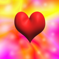 Bright colored valentine s background