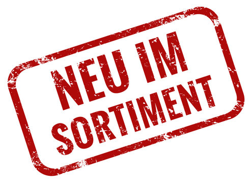 Neu im Sortiment Stempel rot grunge