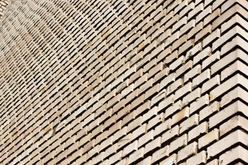 Brick grungy wall texture. Urban city background.