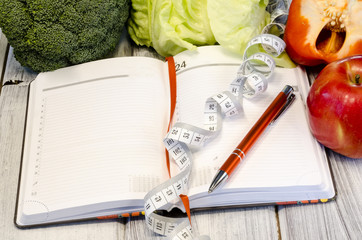 Vegetable slimming healthy food full of vitamins