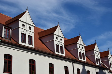 Obraz premium View in the city of Augsburg, Bavaria, Germany