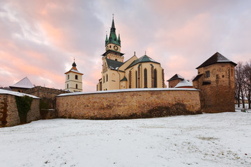 City castle in Kremnica in central Slovakia.