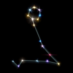 12 Pisces Horoscopes with black background