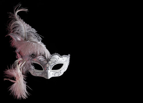 carnival mask red