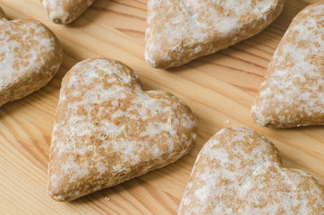 gingerbread heart cookies