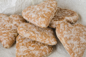 gingerbread heart cookies