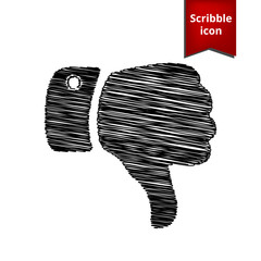 Hand icon with pen effect