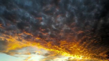 Тучи на закате