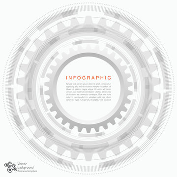 Gray Circle Background #Vector Graphic