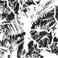 Fototapeta premium grunge sketch texture, scratched black and white background, illustration design element