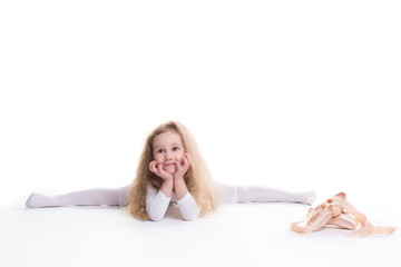 Fototapeta premium Ballerina splits.