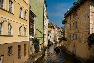 Fototapeta na wymiar Prague, old town street