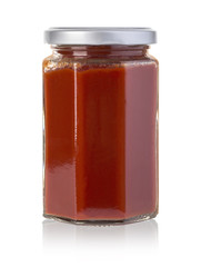 barbecue sauces in glass